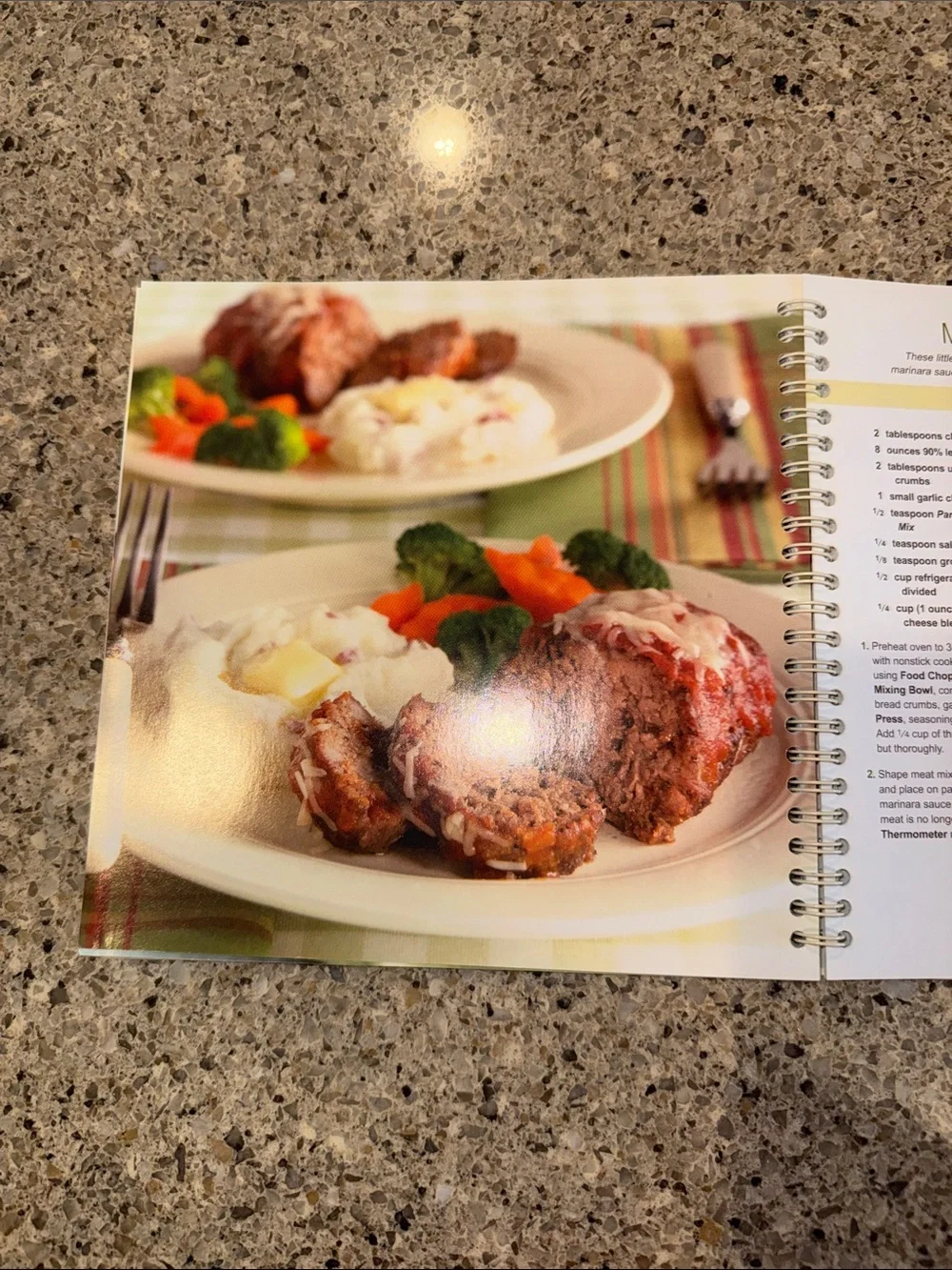 The Pampered Chef Stoneware Inspirations Cookbook - White Cover with Red Accents